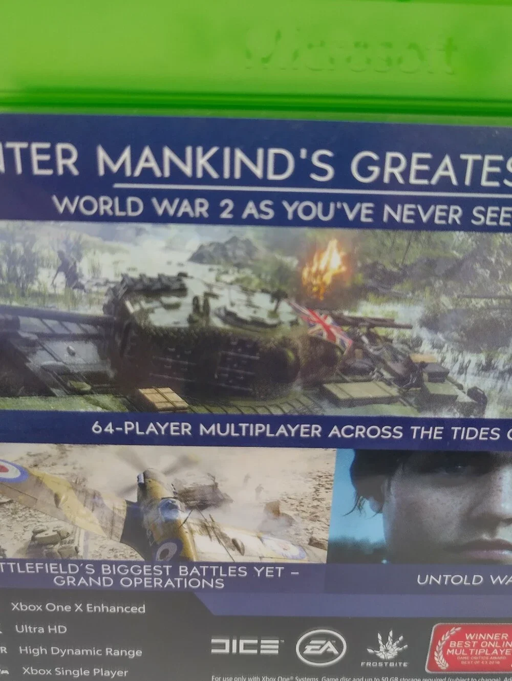 Battlefield V Microsoft Xbox One Video Game Console 1st Action